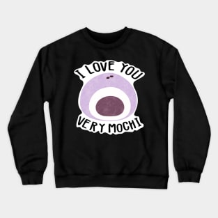 I love you very mochi (Purple) Crewneck Sweatshirt